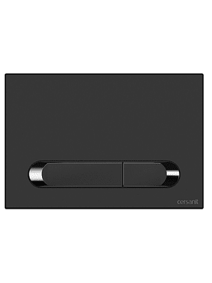 Кнопка смыва ESTETICA черн.мат. пластик (для инсталляции VECTOR и LINK PRO) 238x286 в Материке