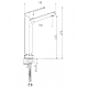 Смеситель FLAVIS 63038 (для умывальника) высокий