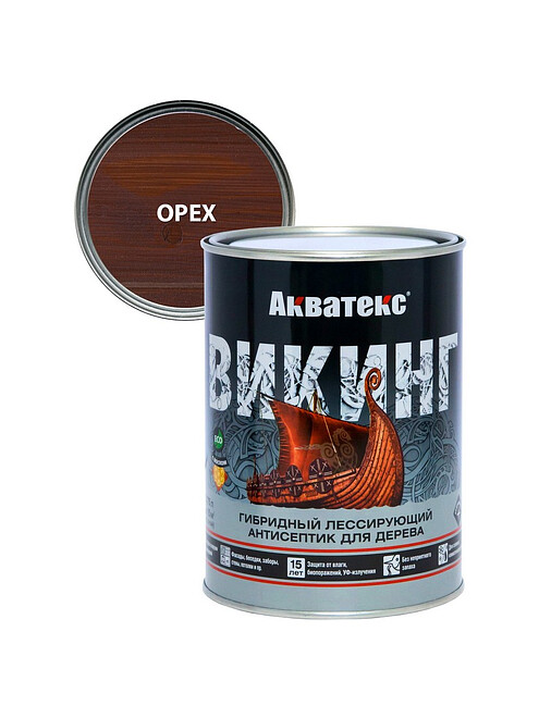 Антисептик АКВАТЕКС Викинг орех, 0,75л 495x660 Антисептик АКВАТЕКС Викинг орех, 0,75л 495x660 в Материке