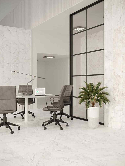 Плитка Beryoza Ceramica BRIERE 30х60см 1,62м2 цвет белый 495x660 Плитка Beryoza Ceramica BRIERE 30х60см 1,62м2 цвет белый 495x660 в Материке