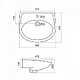 Умывальник БОРЕАЛЬ-60 с/о с креплением