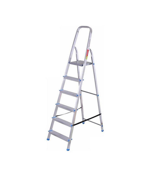 Лестница-стремянка LadderBel алюмин. 6-ступ. 586x674 Лестница-стремянка LadderBel алюмин. 6-ступ. 586x674 в Материке