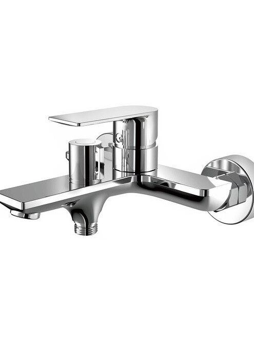 Смеситель HAIBA HB60505 (для ванны, короткий излив) хром 495x660 Смеситель HAIBA HB60505 (для ванны, короткий излив) хром 495x660 в Материке