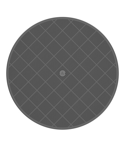 Стол АТЛАНТ круглый (90x90x76,5см) пластик графит М8820 438x503 в Материке - Вариант 3