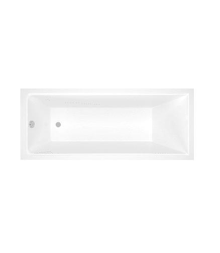 Ванна акриловая прямоугольная ALBA SPA GAMMA 180х70см без ножек 438x503 в Материке