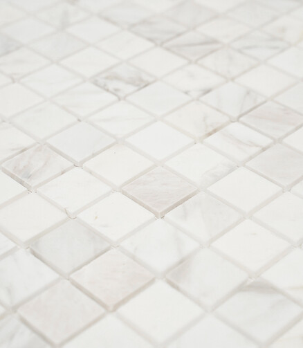 Мозаика каменная MosaicStory PIETRINE 30х30см цвет белый 438x503 в Материке