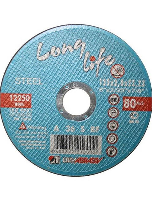 Диск отрезной по нерж. ЛУГА Long 230*1,6мм 495x660 Диск отрезной по нерж. ЛУГА Long 230*1,6мм 495x660 в Материке
