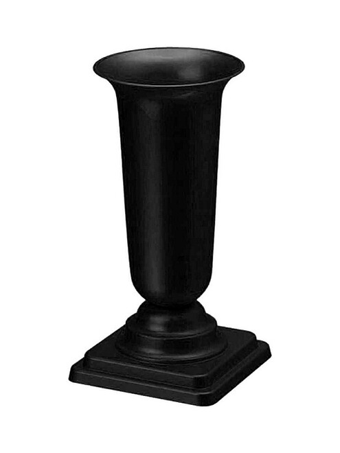 Вазон для цветов DAMA (16,8x34,5см) пластик черный с подставкой 1062-026 495x660 Вазон для цветов DAMA (16,8x34,5см) пластик черный с подставкой 1062-026 495x660 в Материке
