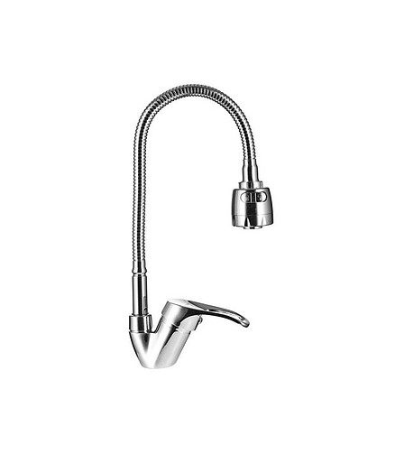 Смеситель W53215 (для кухни), ЦИНК 438x503 в Материке