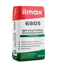 Штукатурка ILMAX 6805 гипсовая 30кг 238x286 в Материке