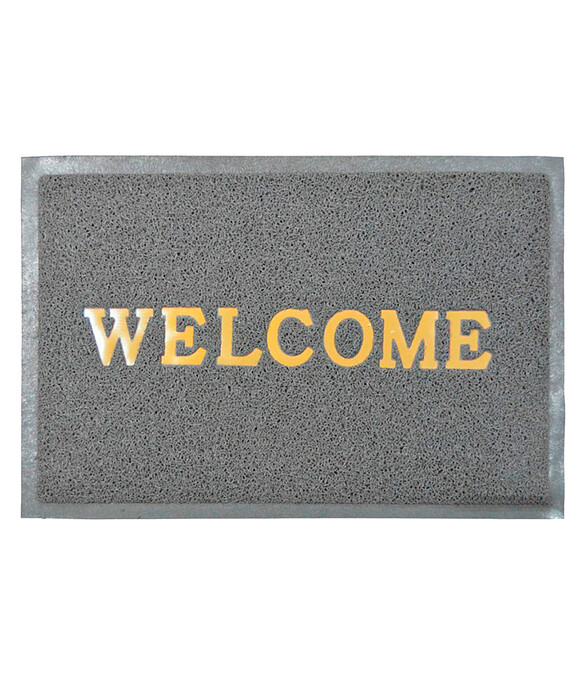 Коврик придверный WELCOME серый 50*80 586x674 Коврик придверный WELCOME серый 50*80 586x674 в Материке