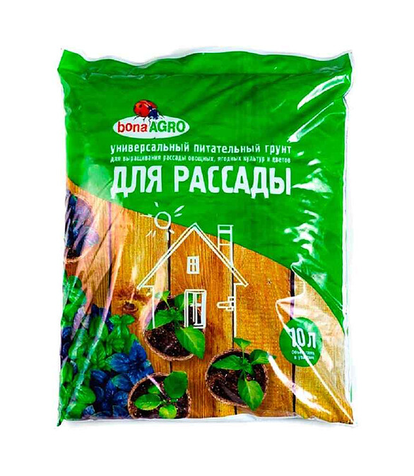 Грунт bonaAGRO Универсальный питательный (10л) 586x674 Грунт bonaAGRO Универсальный питательный (10л) 586x674 в Материке