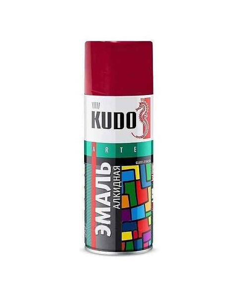 Эмаль аэроз. KUDO вишневая, 520мл 495x660 Эмаль аэроз. KUDO вишневая, 520мл 495x660 в Материке
