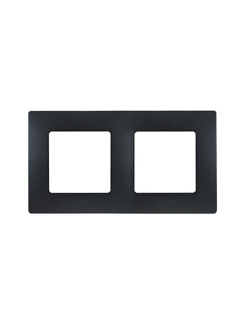 Рамка Legrand ETIKA 672582 2мест. антрацит 495x660 Рамка Legrand ETIKA 672582 2мест. антрацит 495x660 в Материке
