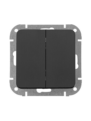 Выключатель Bylectrica ASTRUM 2кл. карбон 238x286 в Материке