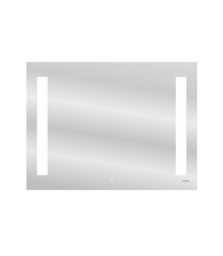 Зеркало LED 020 BASE 800x600мм: LED-подсветка, диммер 438x503 в Материке