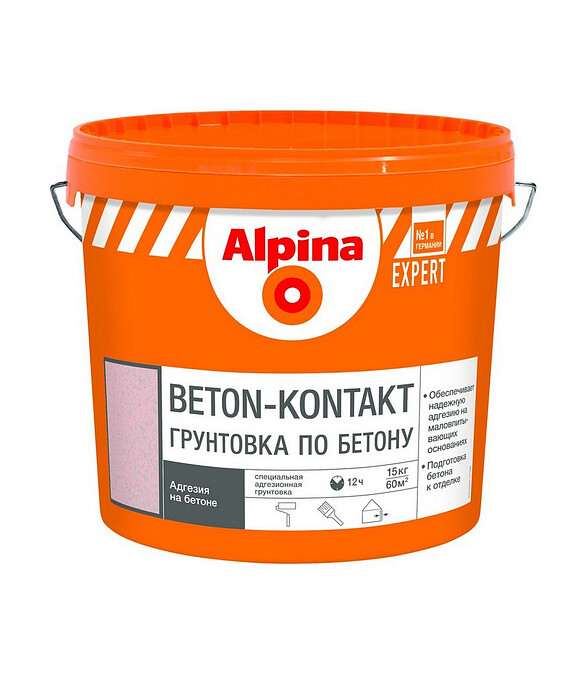 Грунтовка Alpina Beton-Kontakt, 15кг 586x674 в Материке