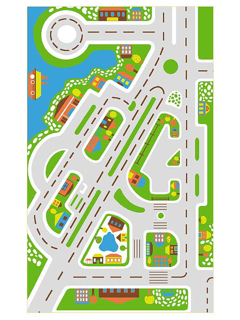 Ковер КИНДЕР 50870-26 ГОРОДОК 200*300 495x660 Ковер КИНДЕР 50870-26 ГОРОДОК 200*300 495x660 в Материке