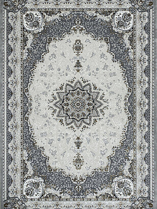 Ковер MIRAY O1463 Grey 200*290 238x286 в Материке