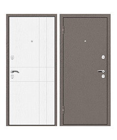 Дверь металлическая МАРС-6 (Ясень Белый)/2050х860мм/L