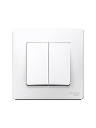 Выключатель прох. SE BLANCA BLNVS106601 2кл. белый 238x286 в Материке