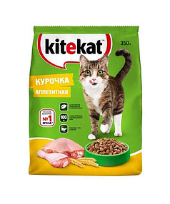 Корм для кошек KITEKAT Курочка Аппетит (350г)