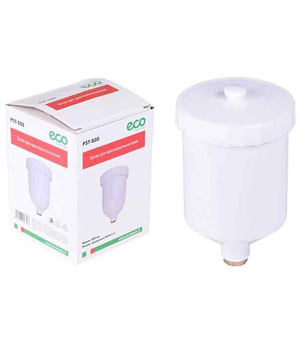 Бачок сменный к краскопульту ECO PST-600 600мл 438x503 в Материке