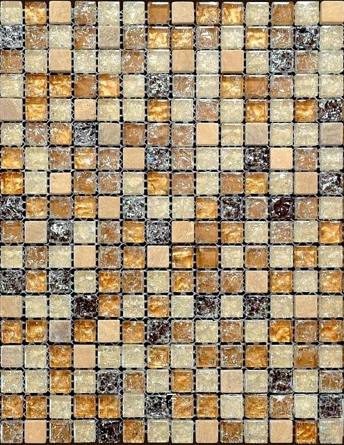 Мозаика стеклянная MIDAS FORMOSA 30х30см цвет бежевый 495x660 Мозаика стеклянная MIDAS FORMOSA 30х30см цвет бежевый 495x660 в Материке