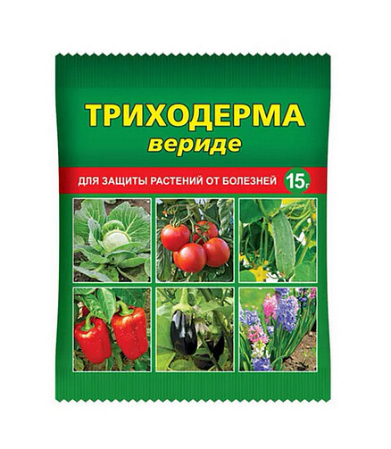 Биопрепарат для защиты от болезней ТРИХОДЕРМА, фунгицид (15г) 438x503 в Материке