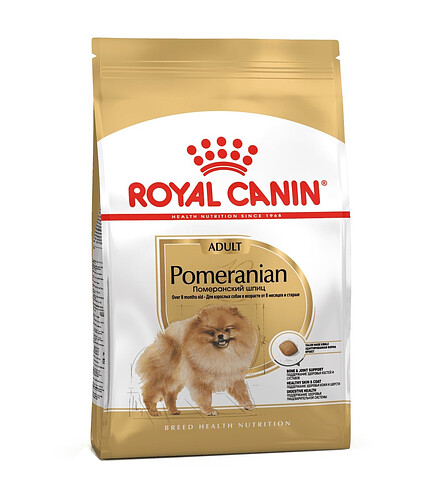 Корм для собак Royal Canin Pomeranian (0,5кг) 438x503 в Материке