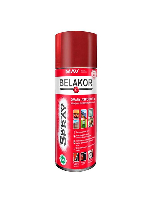Эмаль аэроз. BELAKOR17 алкид. RAL3005 глянцевая, 520мл 495x660 Эмаль аэроз. BELAKOR17 алкид. RAL3005 глянцевая, 520мл 495x660 в Материке