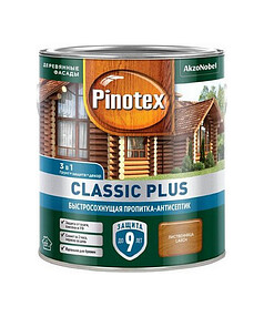 Пропитка-антисептик Pinotex Classic Plus 3 в 1 Лиственница 2,5л