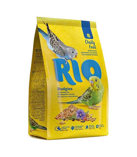 Корм для волнистых попугаев RIO (500г) 438x503 в Материке