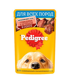 Корм для взрослых собак PEDIGREE Говядина, ягненок (85г)