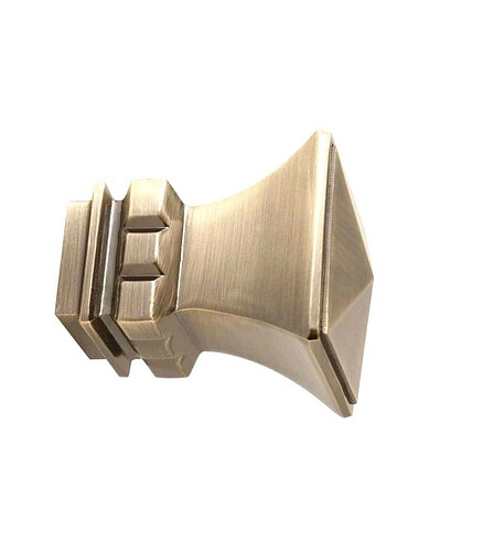 Наконечники Эмпория d25 метал. антик 2шт 438x503 в Материке