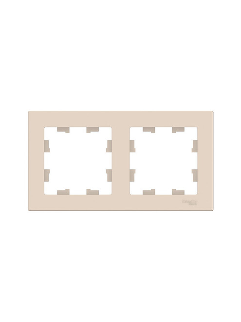 Рамка SE ATLAS Design ATN000202 2мест. беж. 495x660 в Материке
