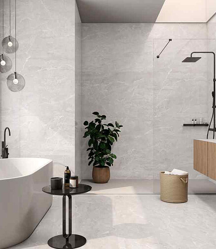Керамогранит Prissmacer YAP 60х120 см 1,44 м2 цвет blanco 438x503 в Материке