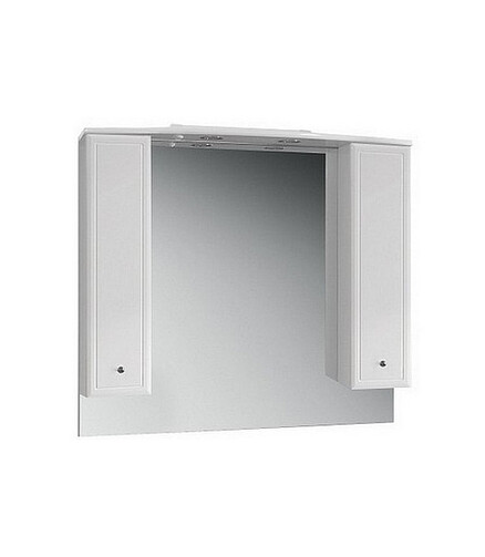 Зеркало со шкафом АДАЖИО В 105 Ш 438x503 в Материке