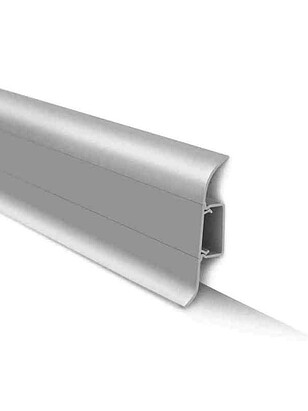 55.081. IDEAL_Классик плинтус МЕТАЛЛИК СЕРЕБРО - 2.2м 238x286 в Материке