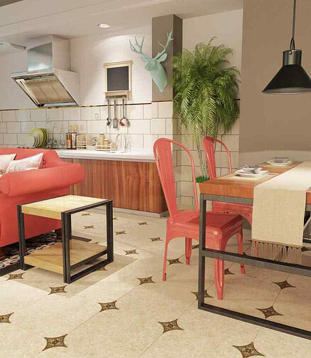 Плитка Beryoza Ceramica ОСЛО 41,8x41,8см 1,4м2 цвет оливковый 438x503 в Материке