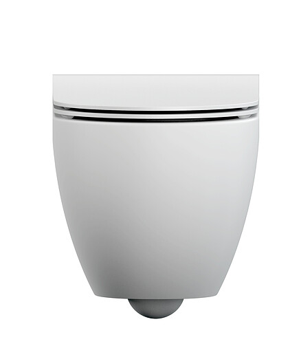 Унитаз 64824 BRASKO SMART CLEAN ON подвесной с сиденьем DPL SLIM EO 438x503 в Материке - Вариант 2