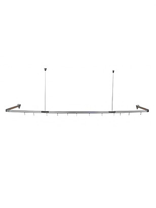 Карниз для ванной HANSEN H9502 гибкий 300см(3х100) серебро 238x286 в Материке