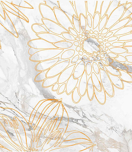 Декор Beryoza Ceramica BRIERE 30х60см цвет flower 2 438x503 в Материке - Вариант 2