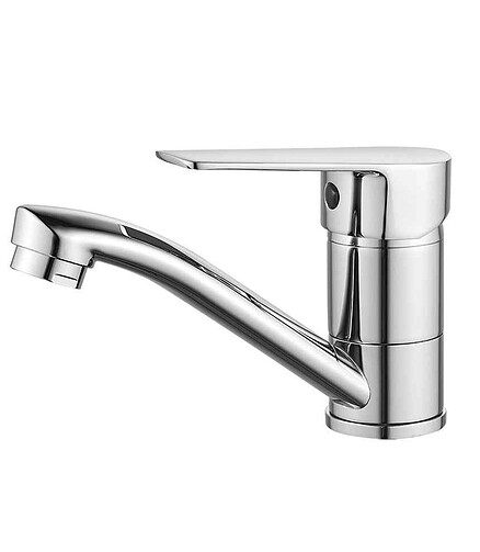 Смеситель ROSSINKA S35-22 (для умывальника) поворотный излив 438x503 в Материке