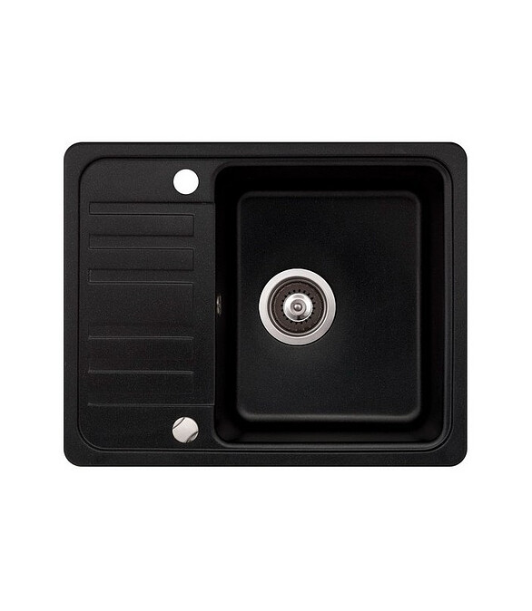 Мойка NOTUS SQ102-601AW 575х460мм гранит-черный металлик с вып.полуавтомат 586x674 Мойка NOTUS SQ102-601AW 575х460мм гранит-черный металлик с вып.полуавтомат 586x674 в Материке