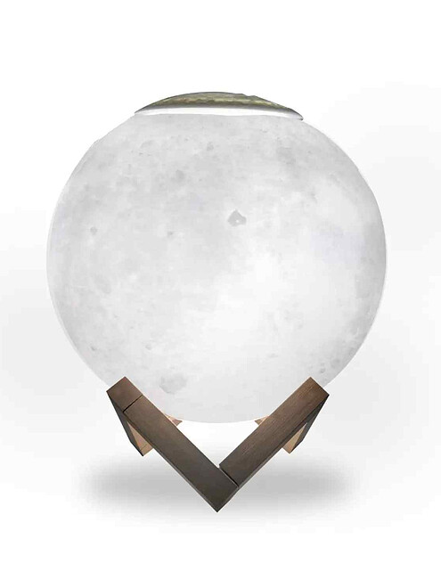 Светильник настольный Gauss Луна 3D NN004 светодиод. 1W D13см бел. 495x660 Светильник настольный Gauss Луна 3D NN004 светодиод. 1W D13см бел. 495x660 в Материке