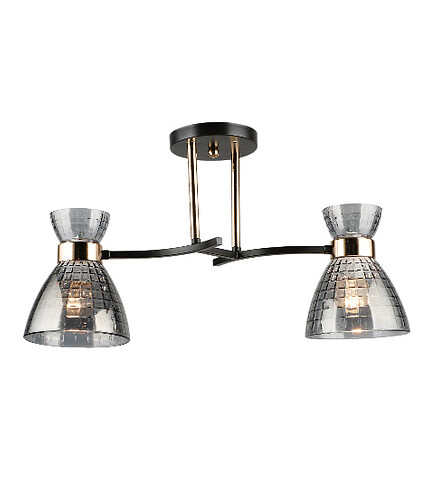 Cветильник потолочный SX-N-5686/2 COFFEE+FGD 438x503 в Материке