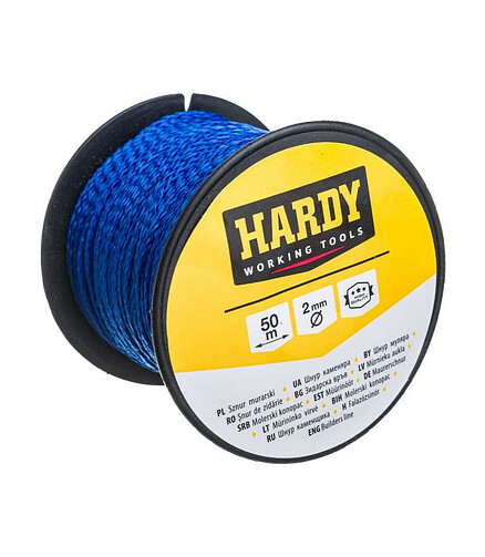Шнур разметочный HARDY 2,0мм 50м 438x503 в Материке