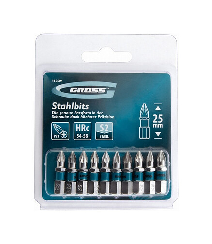 Бита GROSS PZ1 25мм 10шт/уп. 438x503 в Материке - Вариант 4