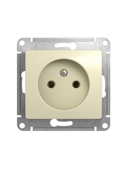 Розетка SE GLOSSA GSL000241 1мест. беж. 495x660 Розетка SE GLOSSA GSL000241 1мест. беж. 495x660 в Материке